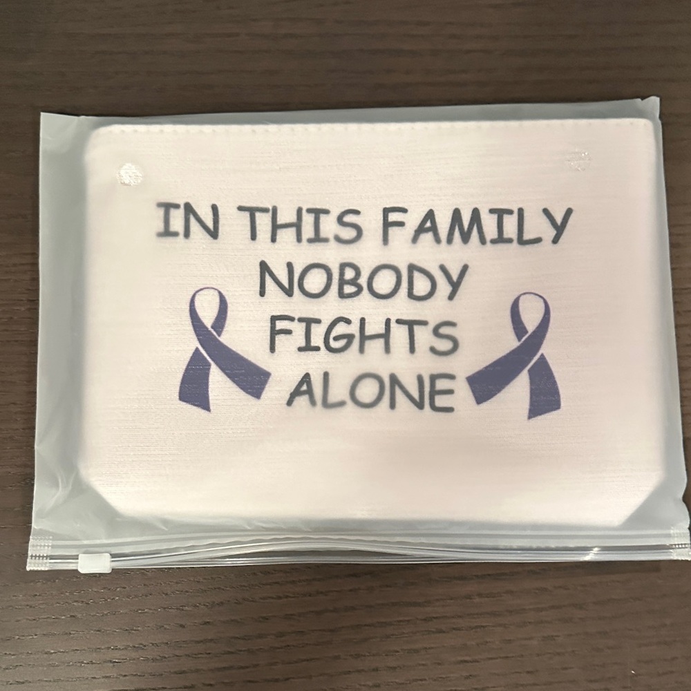 Cancer Awareness Pouch NIP - Picture 2 of 7